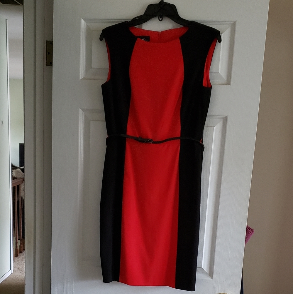 Red & Black Dress..brand new size 8